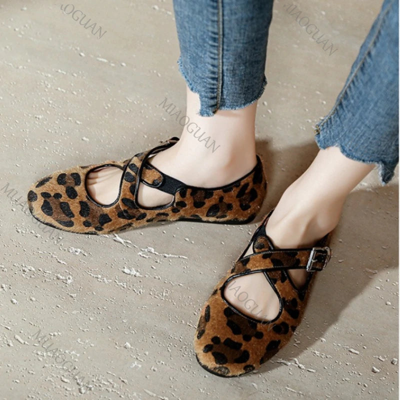 Women's Ballet Flats – Soft PU Leather Slip-On Dress Shoes Women's Ballet Flats Axl