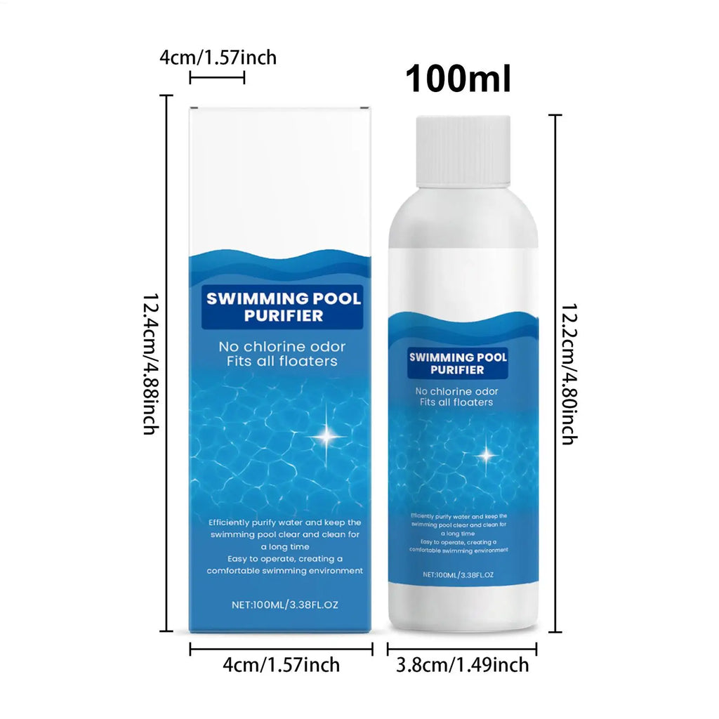 Pool Water Clarifier Liquid – Fast-Dissolving Pool Cleaner Pool Clarifier Axl