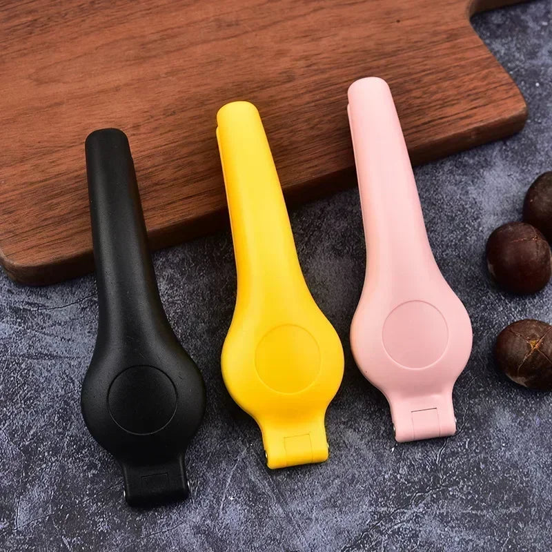 2-in-1 Chestnut Nutcracker & Sheller – Stainless Steel Nut Tool Nutcracker Kitchen Tool Axl
