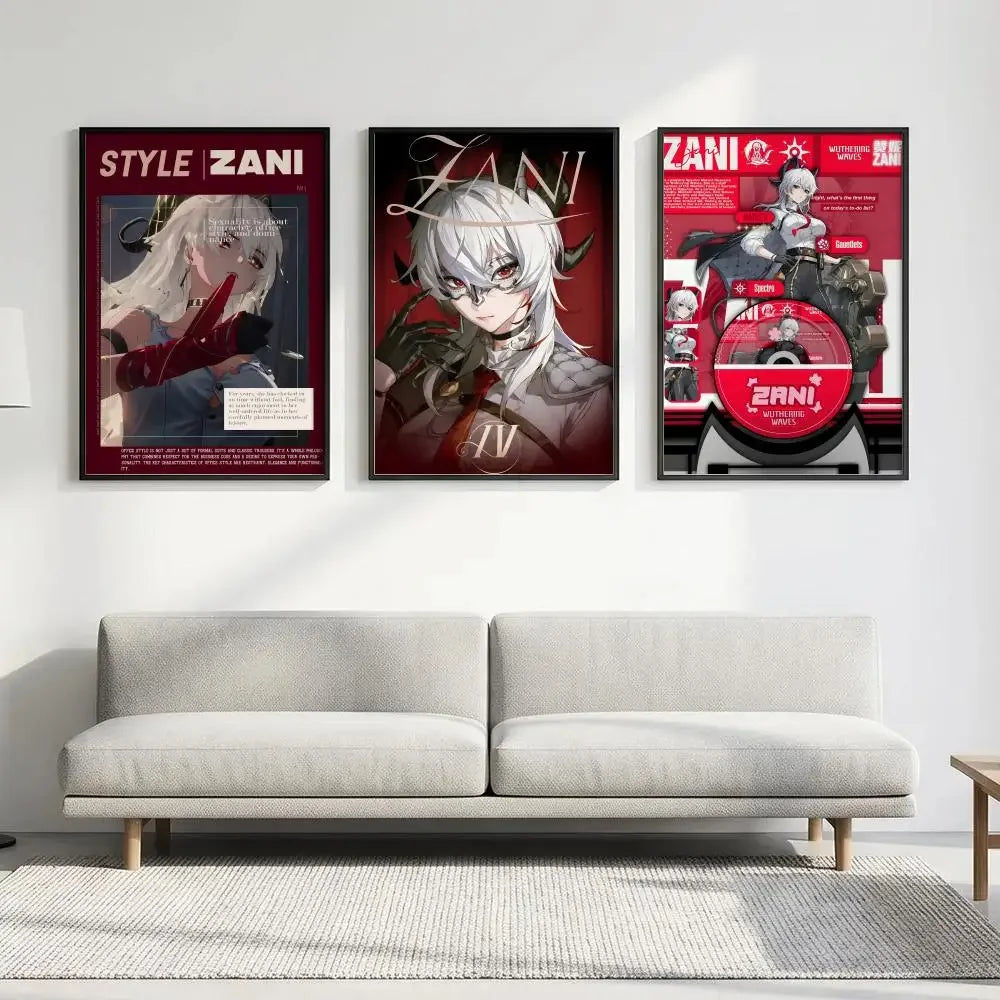 Game Z-Zani HD Art Poster | Waterproof Sticky Wall Decor Wall Art Poster Axl