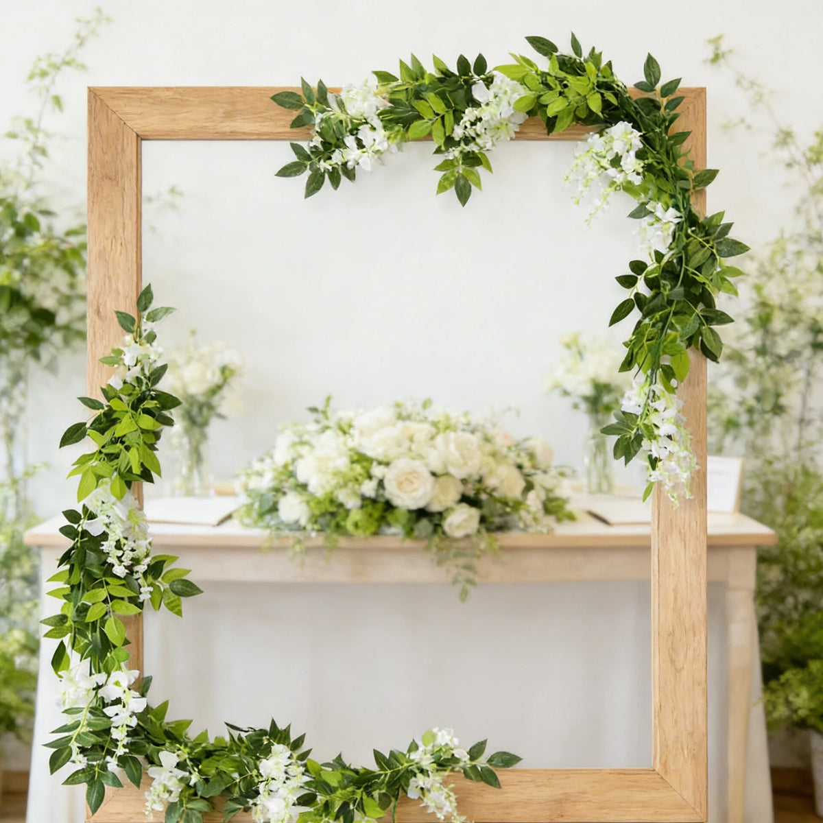 Artificial Silk Flower Vine – Wedding Arch & Wall Hanging Decor Artificial Flower Vine Axl