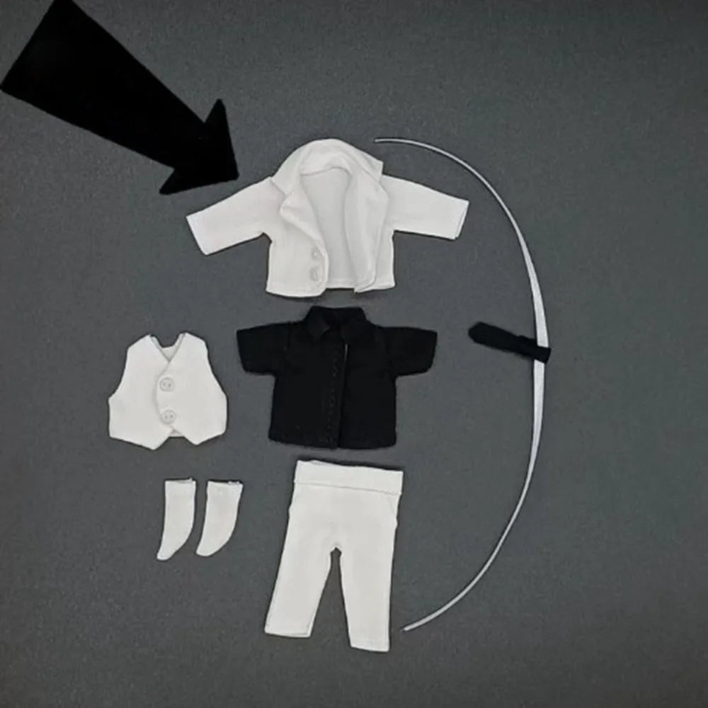 OB11 BJD 1/12 Doll Clothes – Shirt, Vest, Pants, Socks Set Doll Clothing Set Axl 10