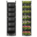 7-Pocket Vertical Wall Planter – Hanging Waterproof Planter Bags Vertical Wall Planter Axl Black
