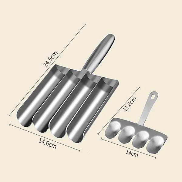 Stainless Steel Meatball Maker with Cutting Spade | 2/4 Scoop Meatball Maker Tool Axl Four Meatball