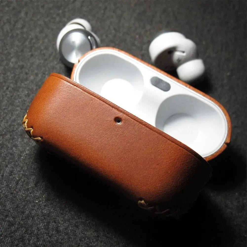 Technics EAH-AZ100 Leather Case – Handmade Cowhide Protector Earphone Case Axl