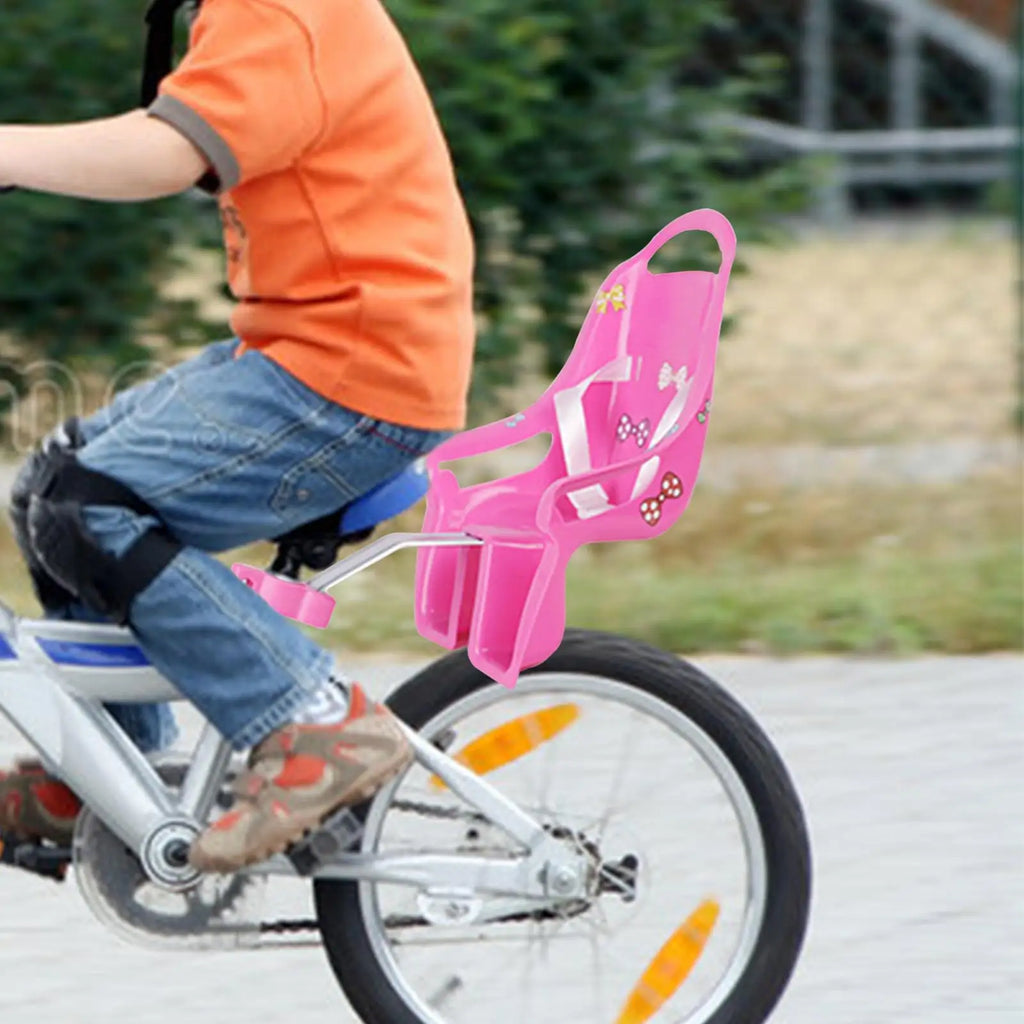 Doll Seat for Kids Bikes – Stuffed Animal Chair with Stickers Bike Doll Seat Axl