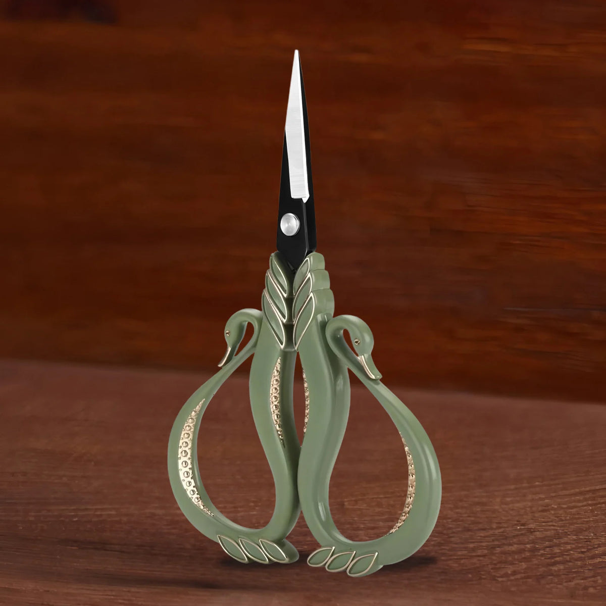 Retro Vintage Embroidery Scissors – Stainless Steel Sewing Tool Embroidery Scissors Axl Scissors-Green