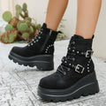 Women's Elegant Flat Slip-On Ankle Boots | Winter Casual Shoes Women's Ankle Boots Axl black 39