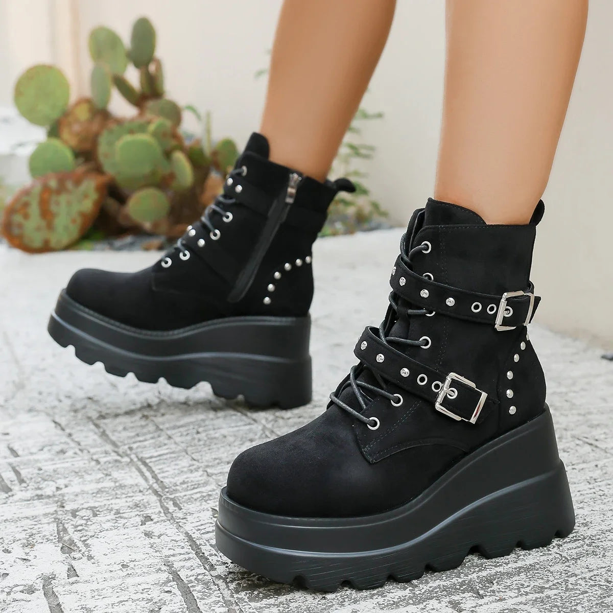 Women's Elegant Flat Slip-On Ankle Boots | Winter Casual Shoes Women's Ankle Boots Axl black 39