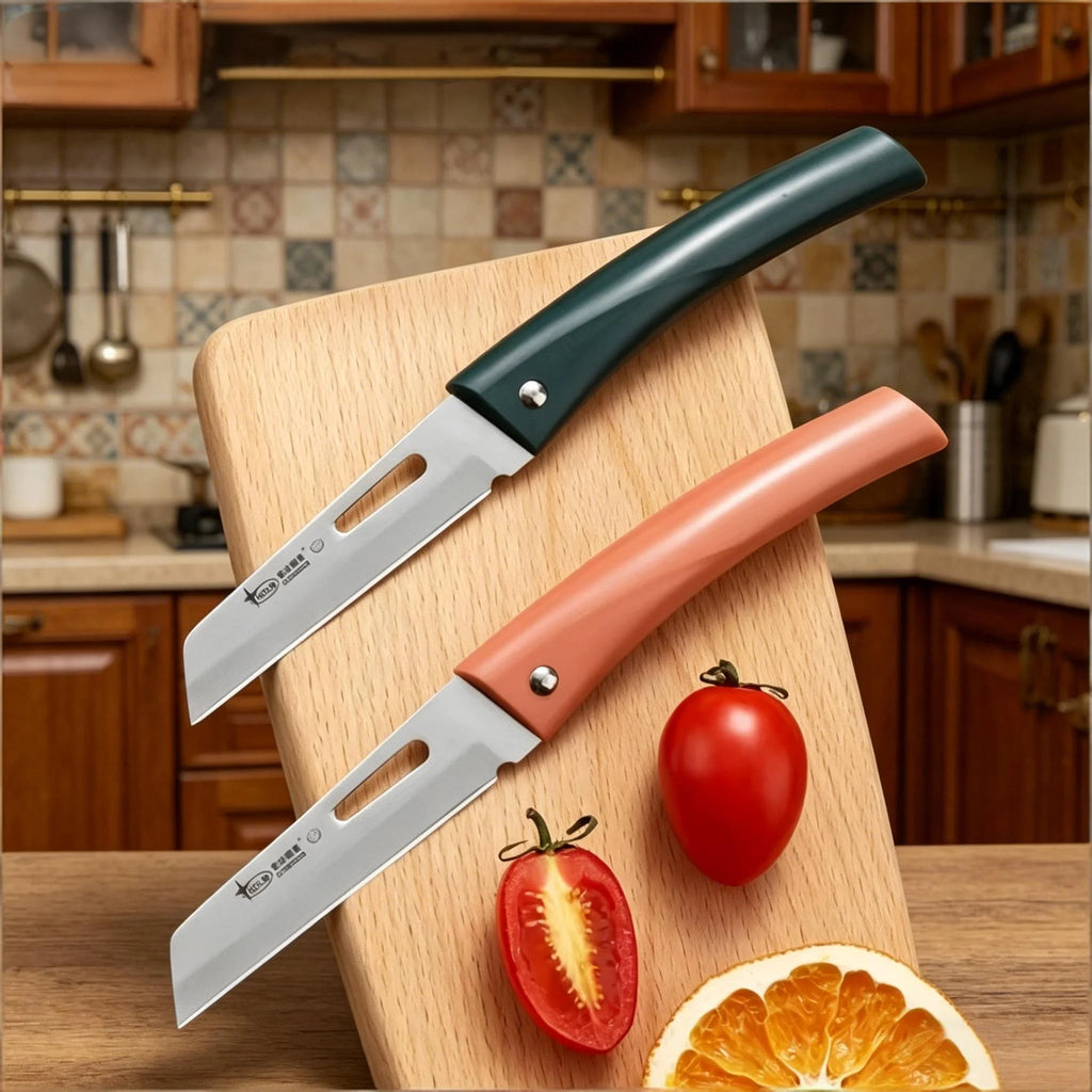 Stainless Steel Folding Pocket Knife – Fruit & Veggie Cutter Folding Pocket Knife Axl