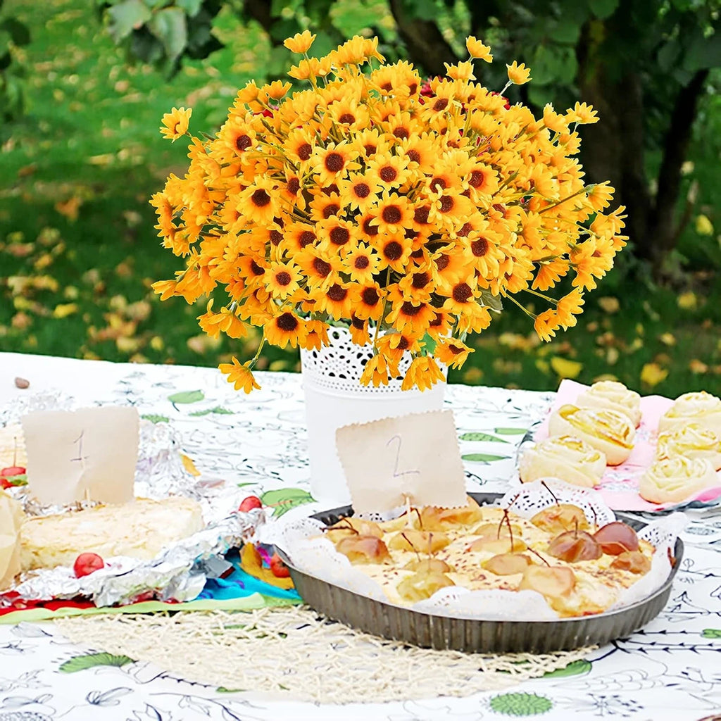 Artificial Silk Daisy Bouquet 22 Heads – Wedding & Home Decor Artificial Flower Bouquet Axl