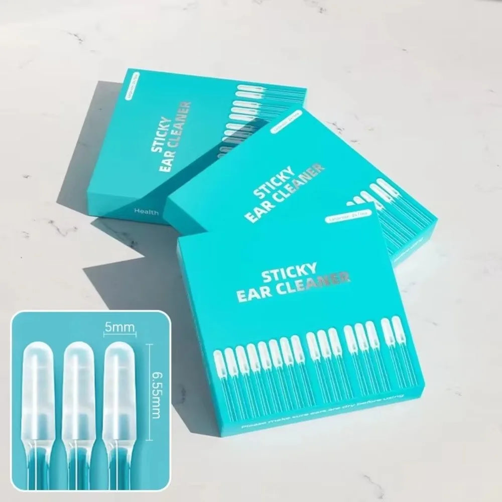 24-Piece Silicone Ear Wax Removal Swabs – Small & Large Ear Cleaning Swabs Axl