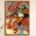 Disco Elysium Poster – Self-Adhesive HD Wall Art Decor Decorative Wall Poster Axl White03 15X20cmNoframe