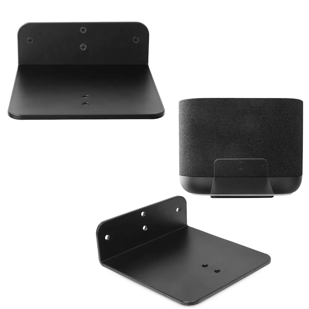 Wall Mount Bracket for Denon Home 400 Speaker – Black Metal Speaker Wall Mount Axl Default Title