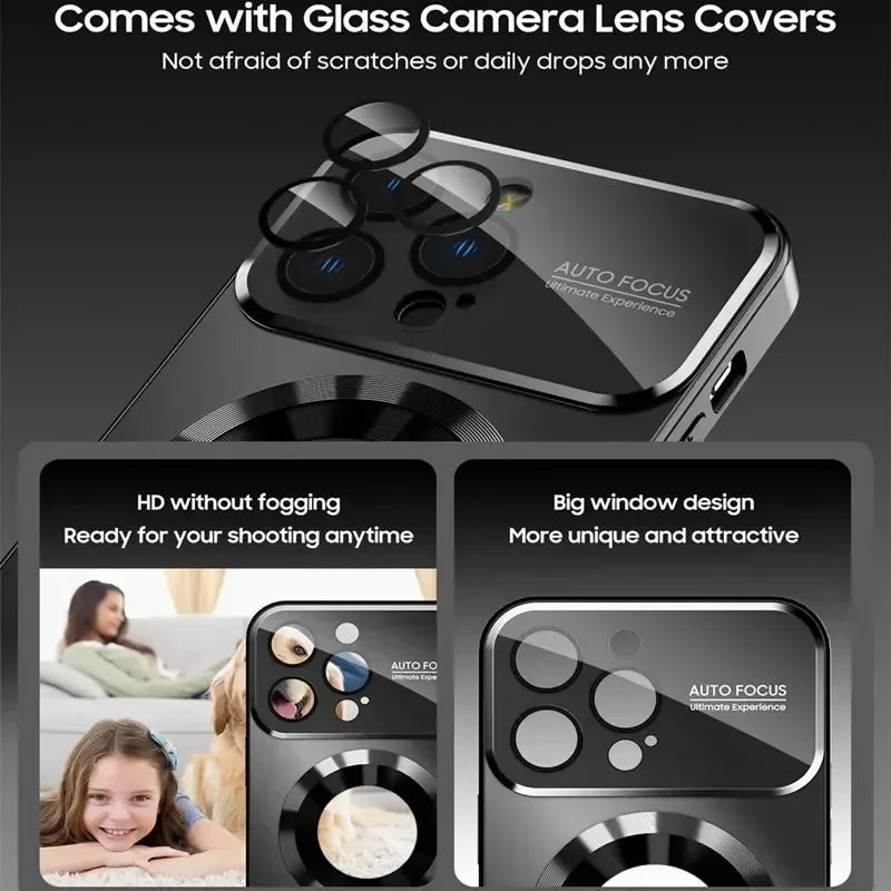 Titanium Matte Magnetic iPhone Case – MagSafe Compatible Magnetic Phone Case Axl