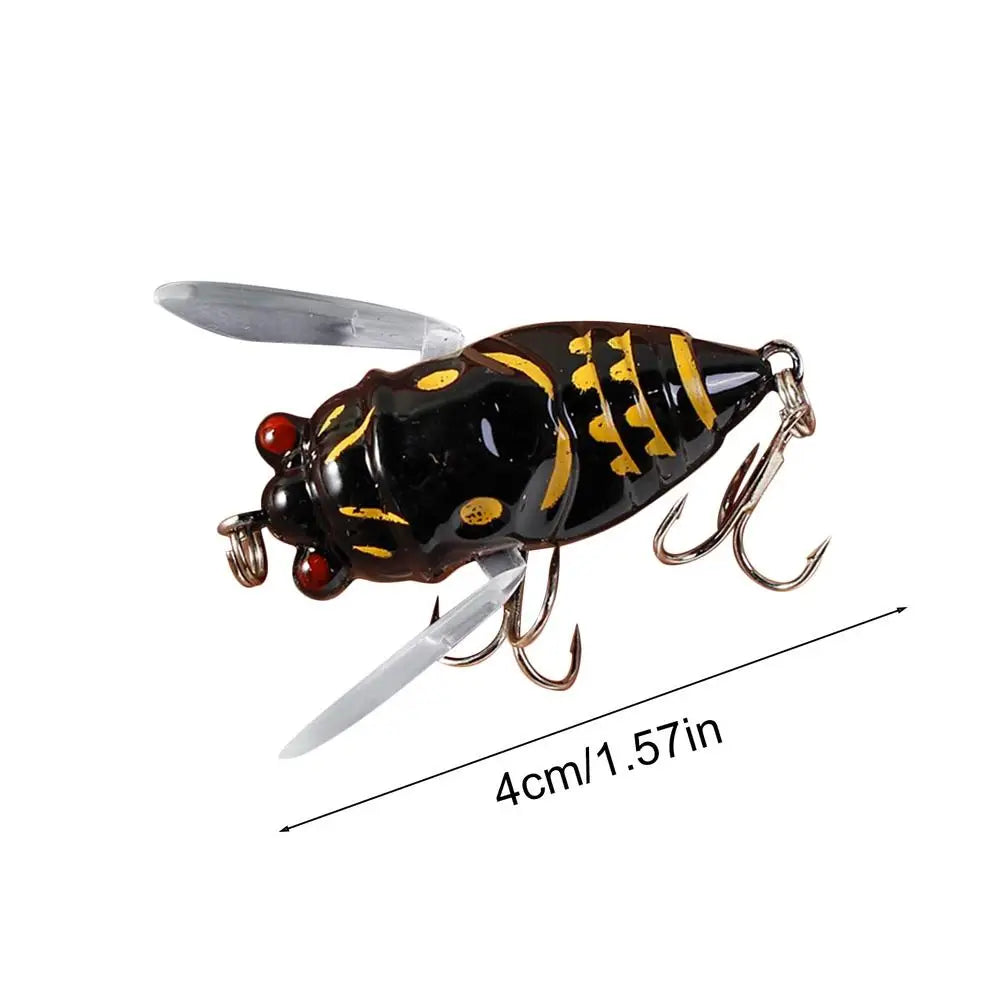 Cicada Topwater Fishing Lure – Hard Bait with Treble Hooks Topwater Fishing Lure Axl 1