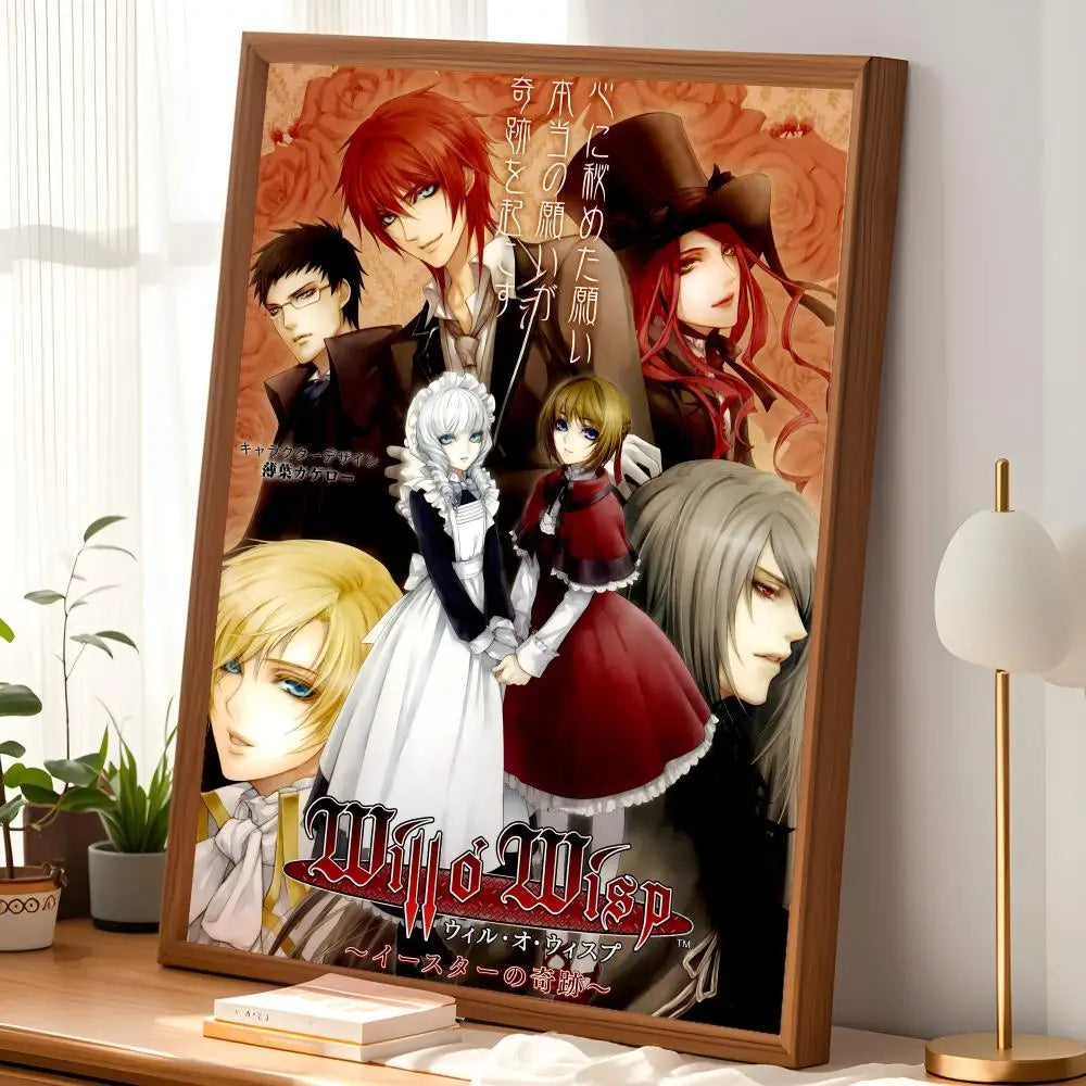 Rozen Maiden Anime Self-Stick HD PVC Wall Poster – Waterproof Anime Wall Poster Axl