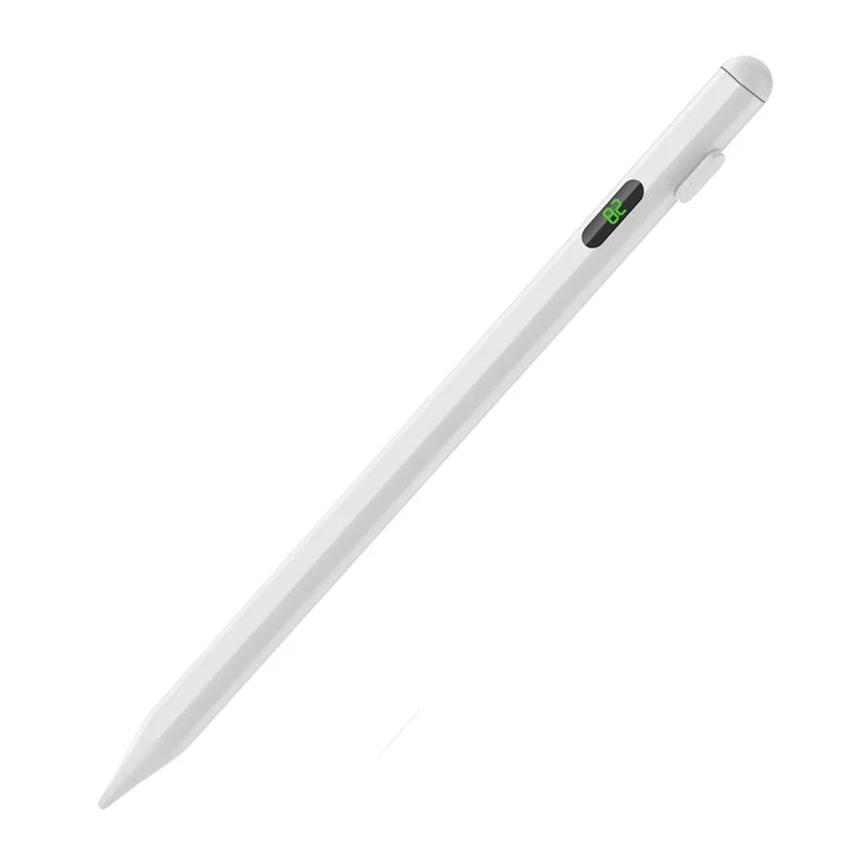 P+7 Stylus Pen for Apple iPad – Tilt, Palm Rejection & Battery Display iPad Stylus Pen Axl white(just pen)