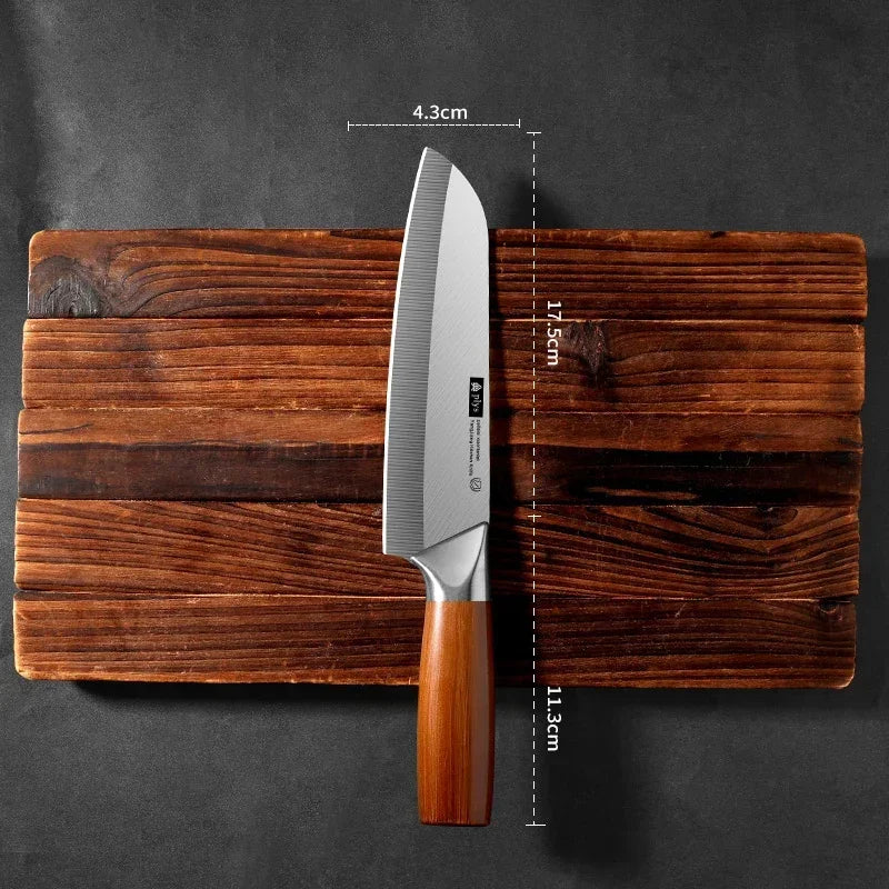 PLYS Kitchen Knife Set – Stainless Steel Chef & Cleaver Knives Kitchen Knife Set Axl Style A