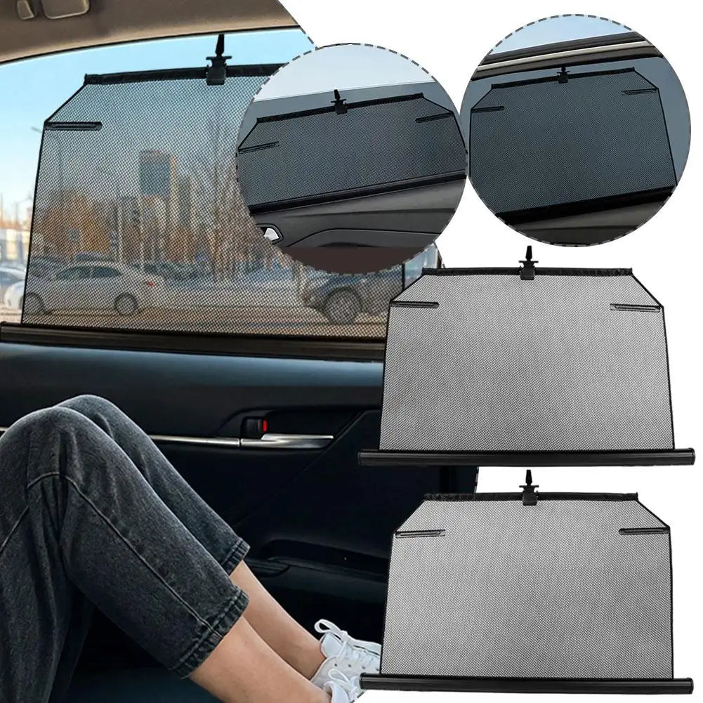 Telescopic Car Side Window Sun Shade | Retractable Curtain Car Window Sun Shade Axl