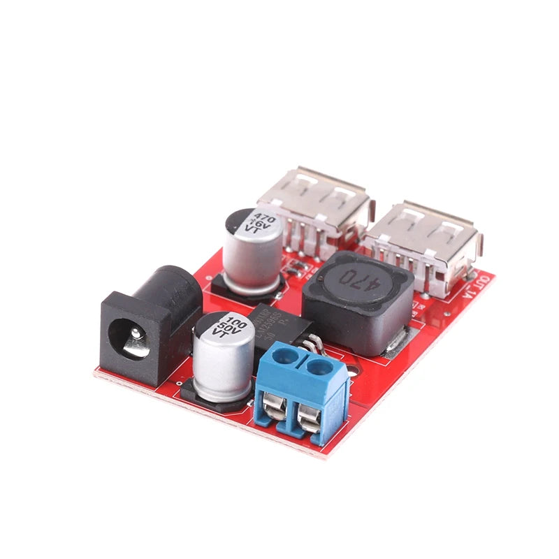 DC-DC Step-Down Converter 9–36V to 5V 3A Dual USB Power Module DC-DC Power Converter Axl