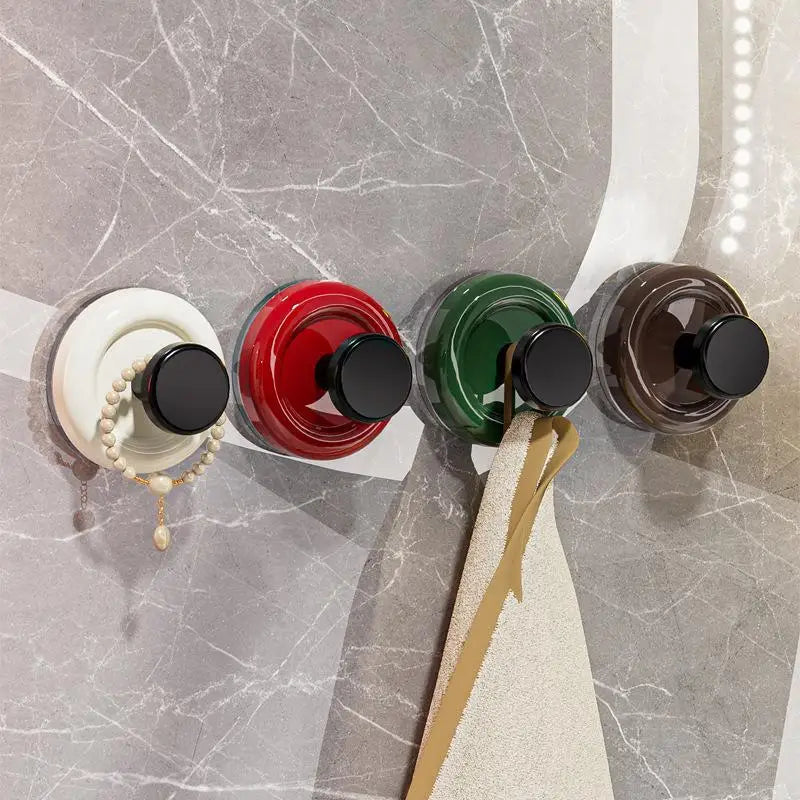 No-Drill Suction Cup Wall Hooks – ABS 4-Pack | Bathroom &amp; Kitchen Suction Cup Hooks Axl