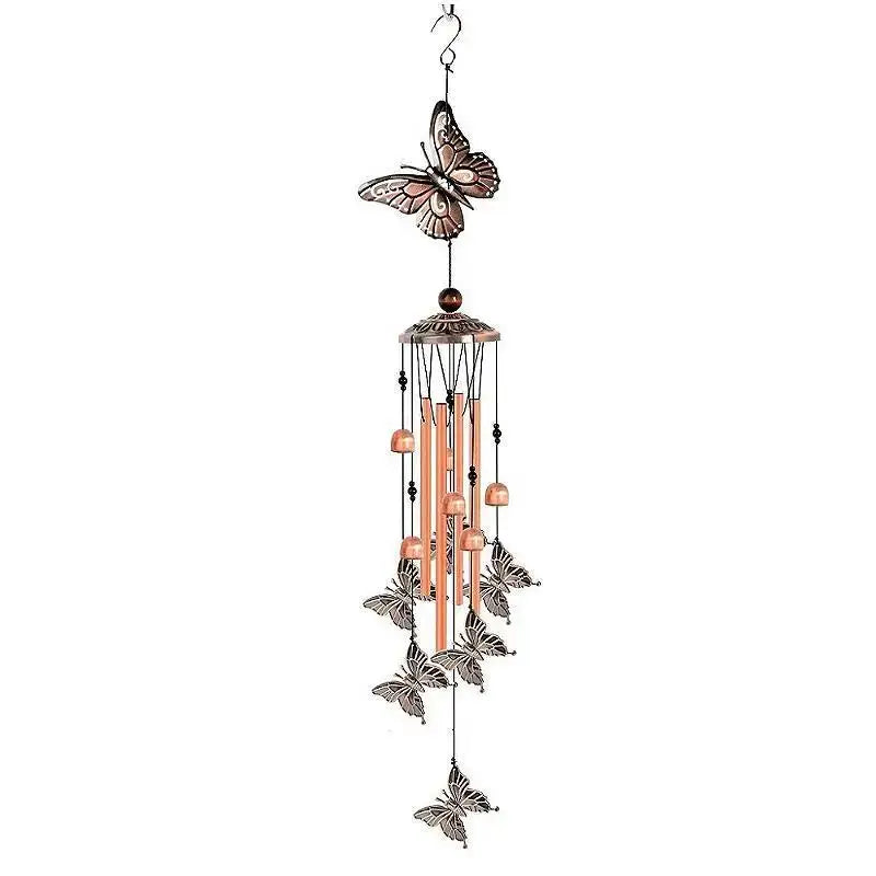 Metal Wind Chimes – Turtle, Butterfly & Dragonfly Garden Decor Garden Wind Chimes Axl