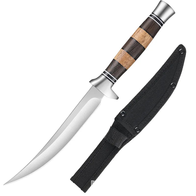 Stainless Steel Boning & Filleting Knife – Multipurpose Chef Knife Kitchen Boning Knife Axl Large size Brown