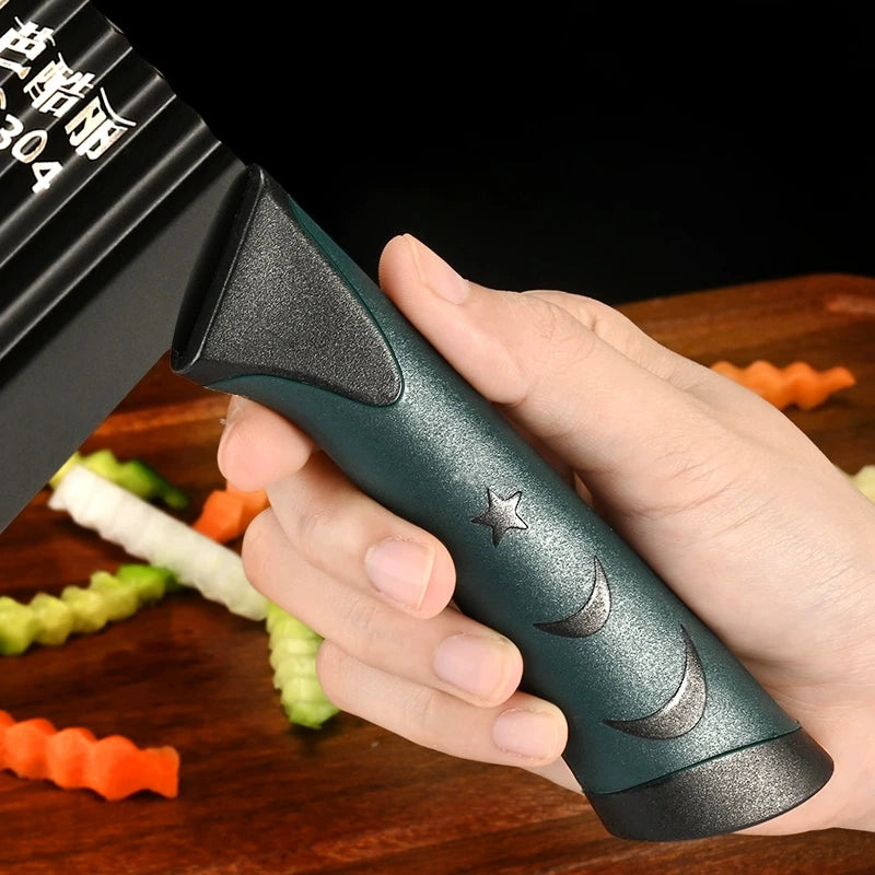 Stainless Steel Wavy Potato Slicer & Vegetable Curly Cutter Vegetable Cutter Knife Axl