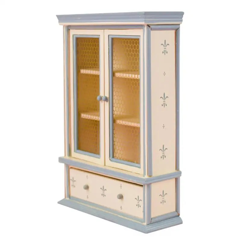 1:12 Dollhouse Miniature Kitchen Cupboard & Display Cabinet Dollhouse Miniature Furniture Axl