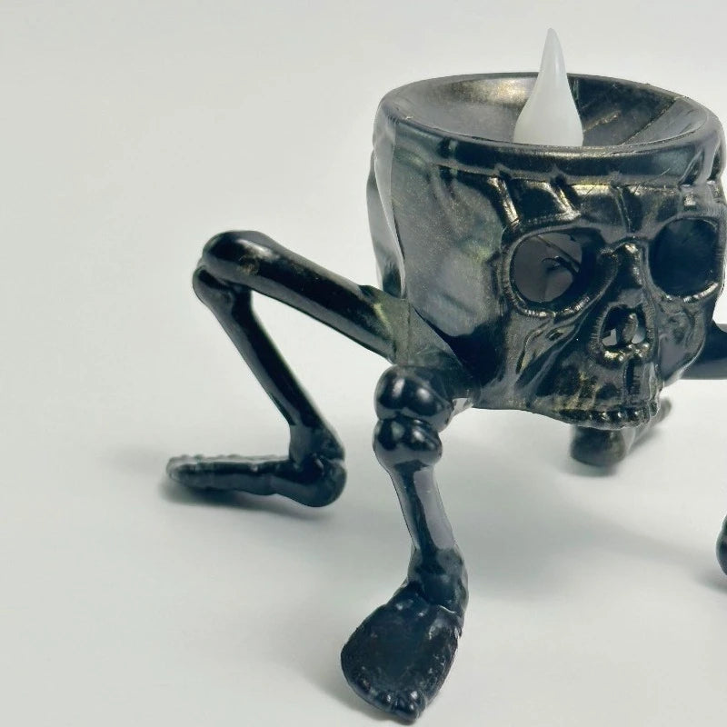 Modern Skull Night Light Figurine – Desktop Decor Ornament Decorative Night Light Axl