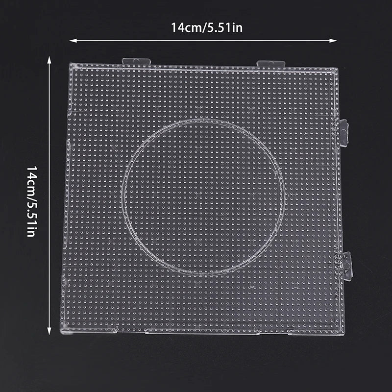 4-Pack 2.6mm Bead Pegboards – Square Fuse Bead DIY Template Bead Pegboard Set Axl 4PCS