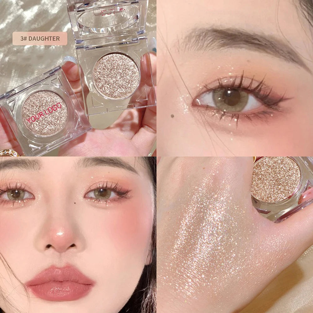 Sparkling Diamond Highlighter Powder – Vegan Private Label Highlighter Powder Axl 03 10pcs with logo