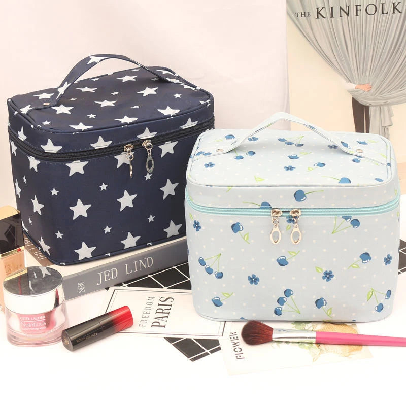 Large Waterproof Makeup Bag – Women's Travel Cosmetic Organizer Cosmetic Organizer Bag Axl