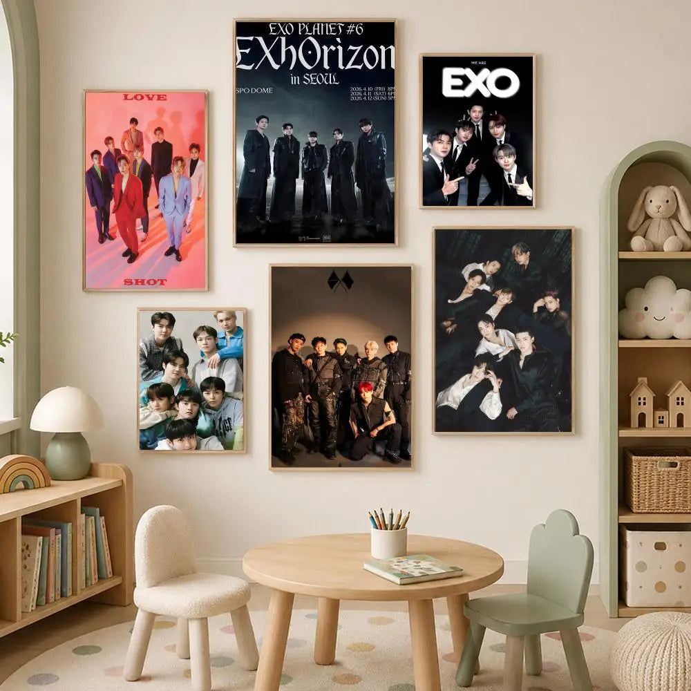 EXO Music Wall Poster – Self-Stick HD Waterproof Wall Art Wall Art Poster Axl