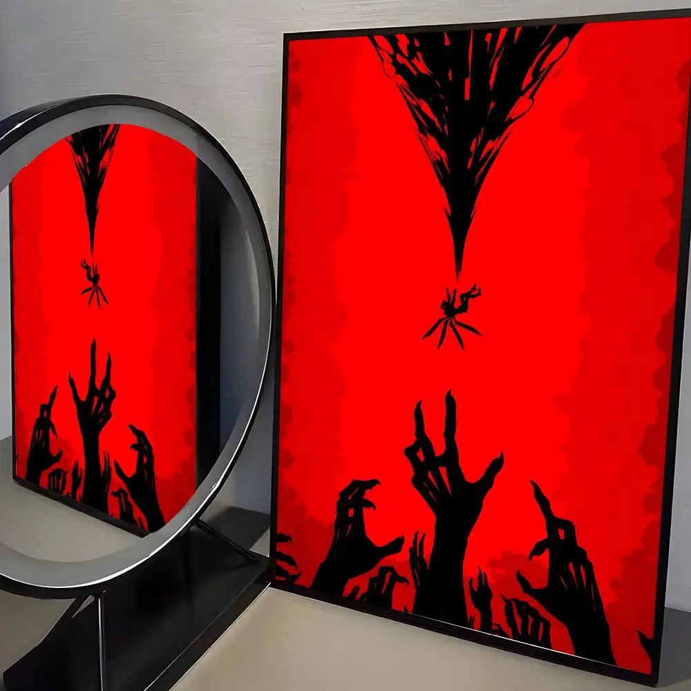 ULTRAKILL Game Poster Sticker – Self-Adhesive HD Wall Art Game Wall Poster Axl Black17 15X20cmNoframe