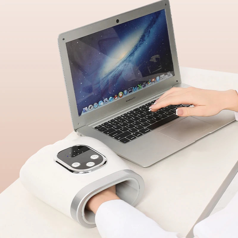 USB Airbag Hand Massager – 3-Level Heat & Compression Hand Massager Axl