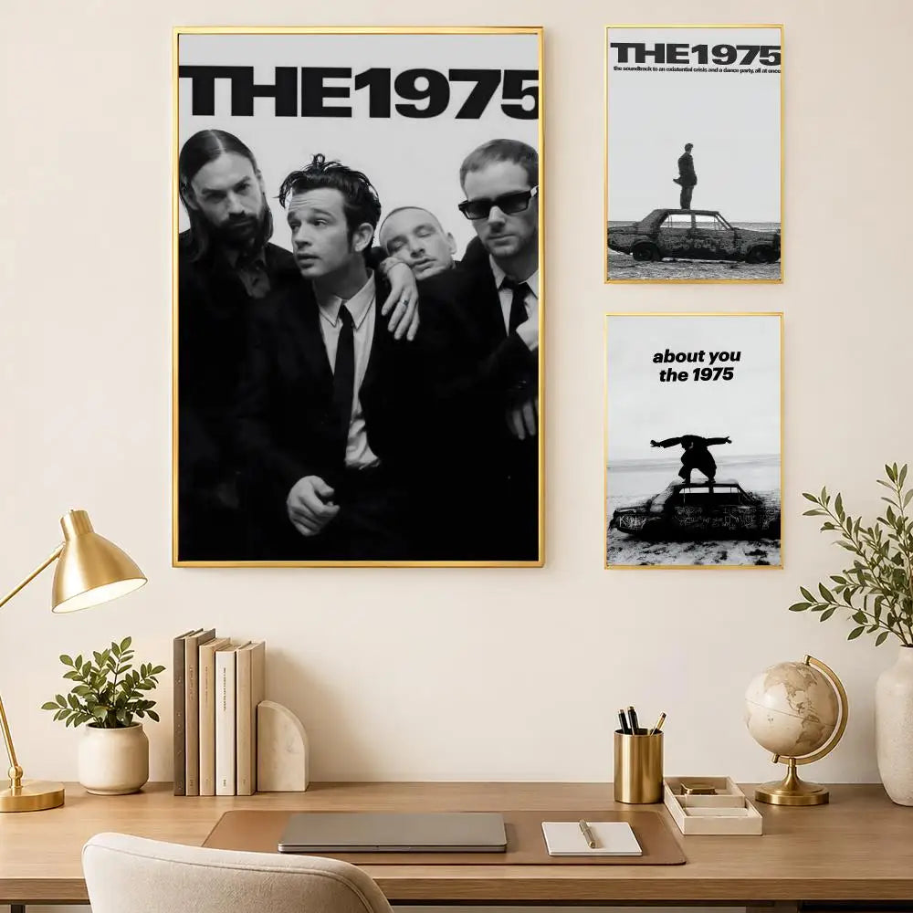 The 1975 Band Self-Stick HD PVC Wall Art Poster | Waterproof Wall Art Poster Axl