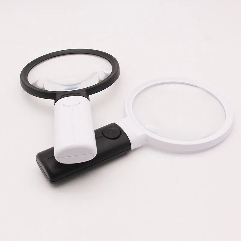 10X 30X LED Magnifying Glass – 110mm Large Lighted Magnifier LED Magnifying Glass Axl