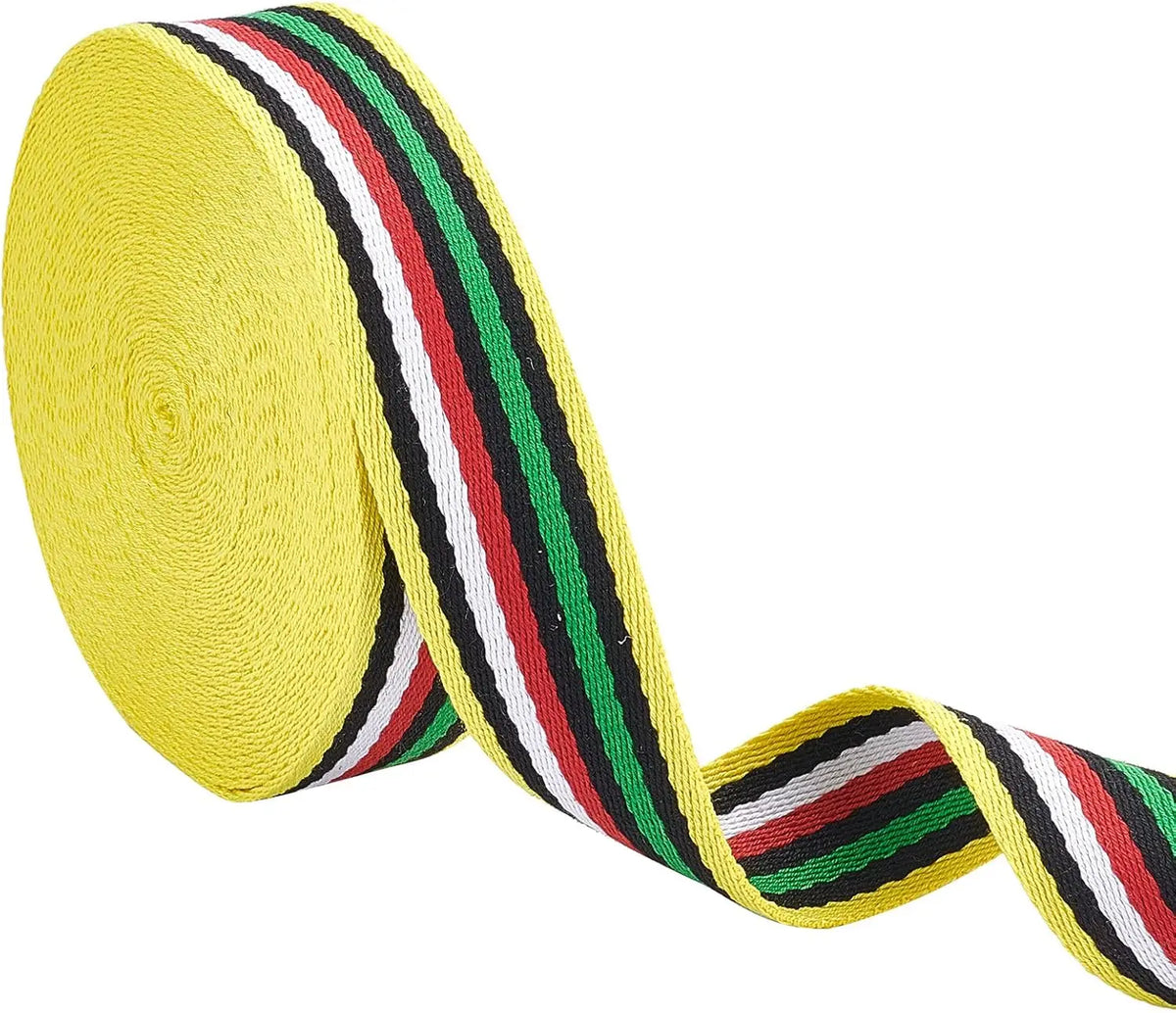 10 Yards Jacquard Woven Trim 1.5" Embroidered Ribbon – 5 Colors Jacquard Woven Trim Axl AECH04-14751