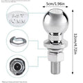 50mm Tow Ball Hitch M22 Thread 3.5T Heavy Duty – RV Caravan Tow Ball Coupling Axl sliver-1pcs