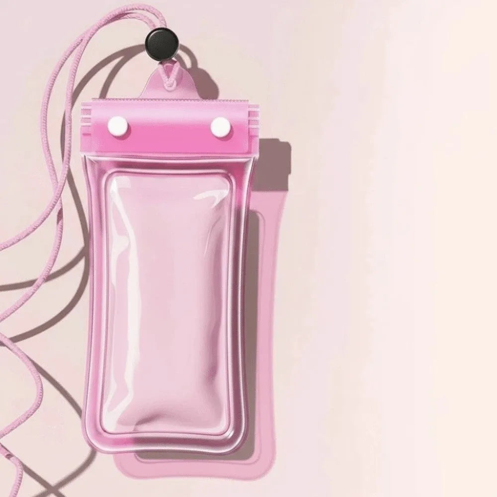Waterproof Phone Pouch – Crossbody Dry Bag for Beach & Pool Waterproof Phone Pouch Axl Pink