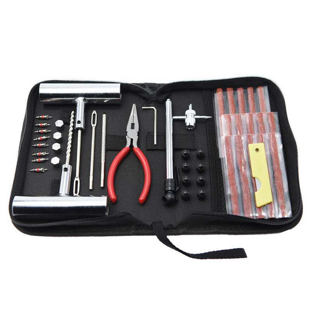 45-Piece Tubeless Tire Repair Kit – Car, Bike & Motorcycle Tire Repair Kit Axl 1 set