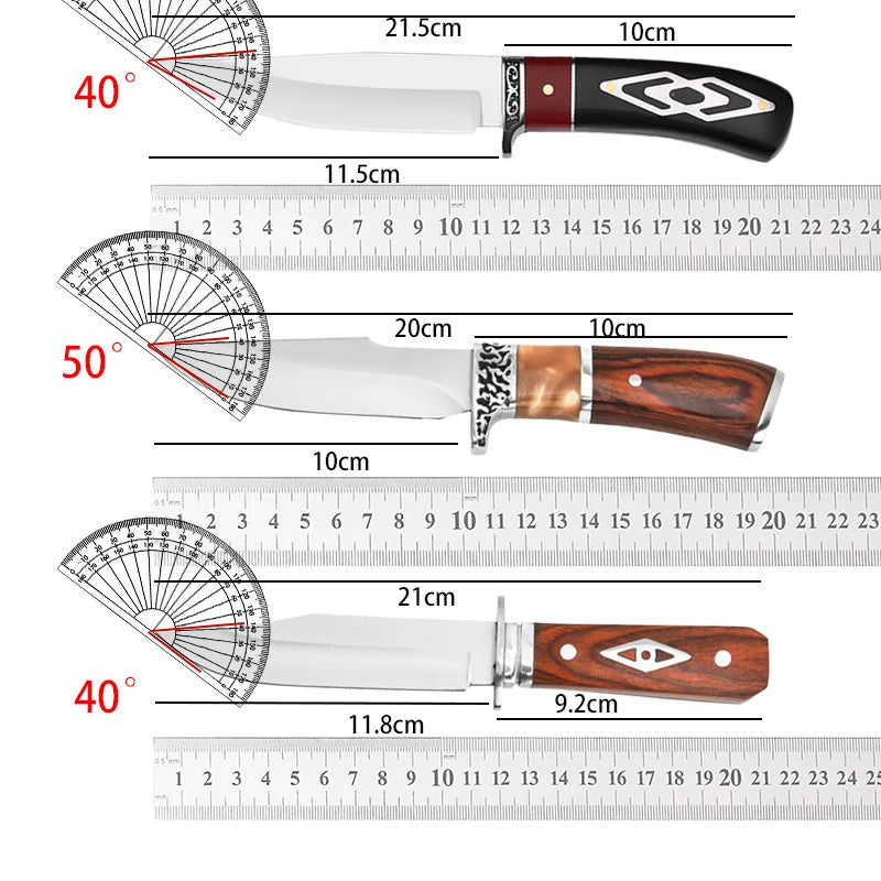 Stainless Steel Kitchen Knife with Cover – Sharp 11.8" Fruit Knife Kitchen Knife Axl
