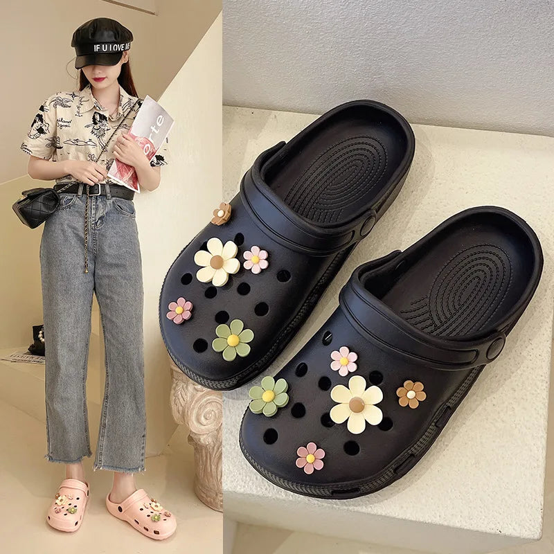 Women's Thick Sole EVA Waterproof Beach Slippers & Sandals Platform Slippers Axl