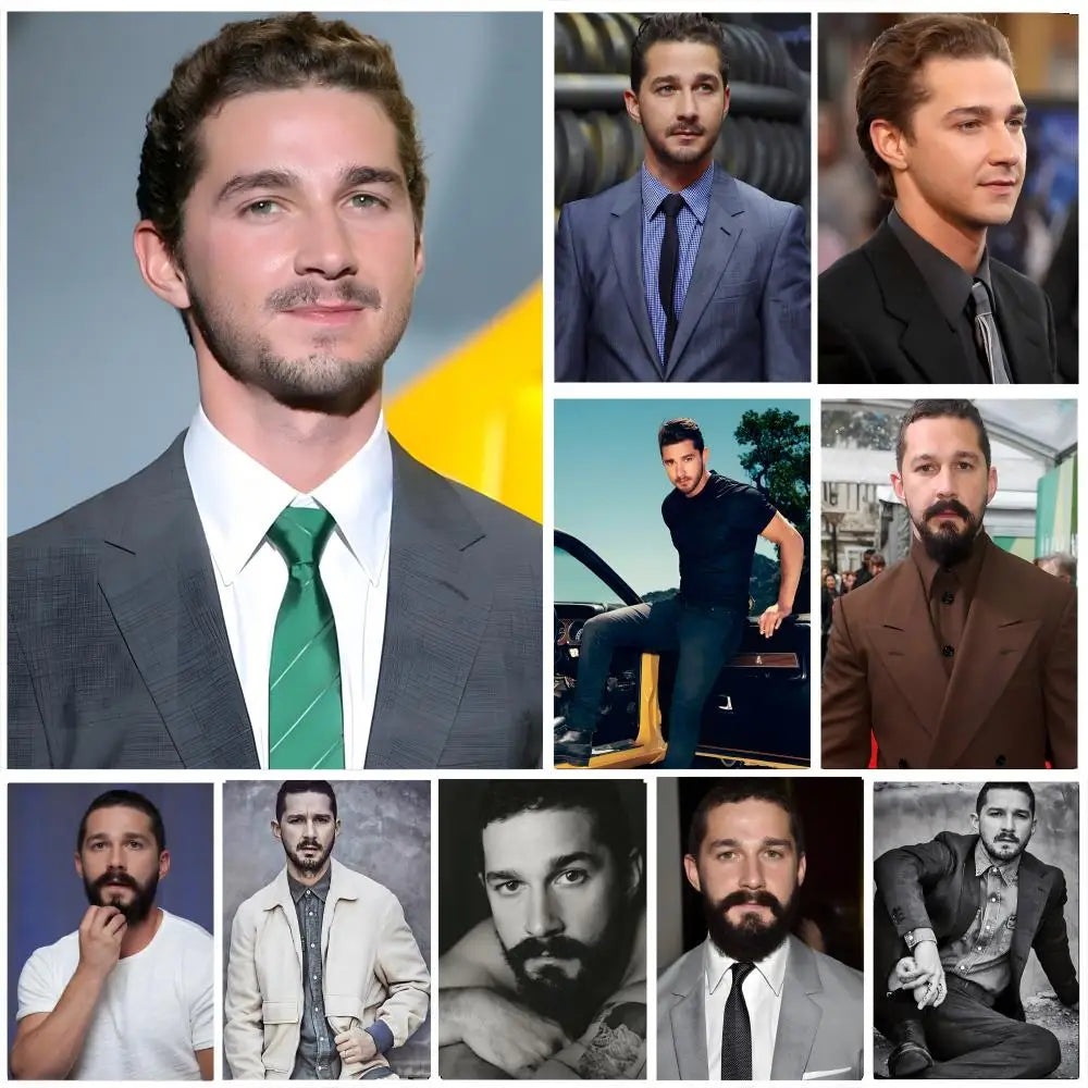 Shia LaBeouf HD Art Poster – Waterproof Sticky Wall Decor Wall Art Poster Axl