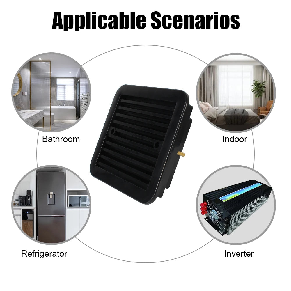 RV Fridge Vent Fan 12V – Silent Caravan Exhaust Ventilation RV Ventilation Fan Axl