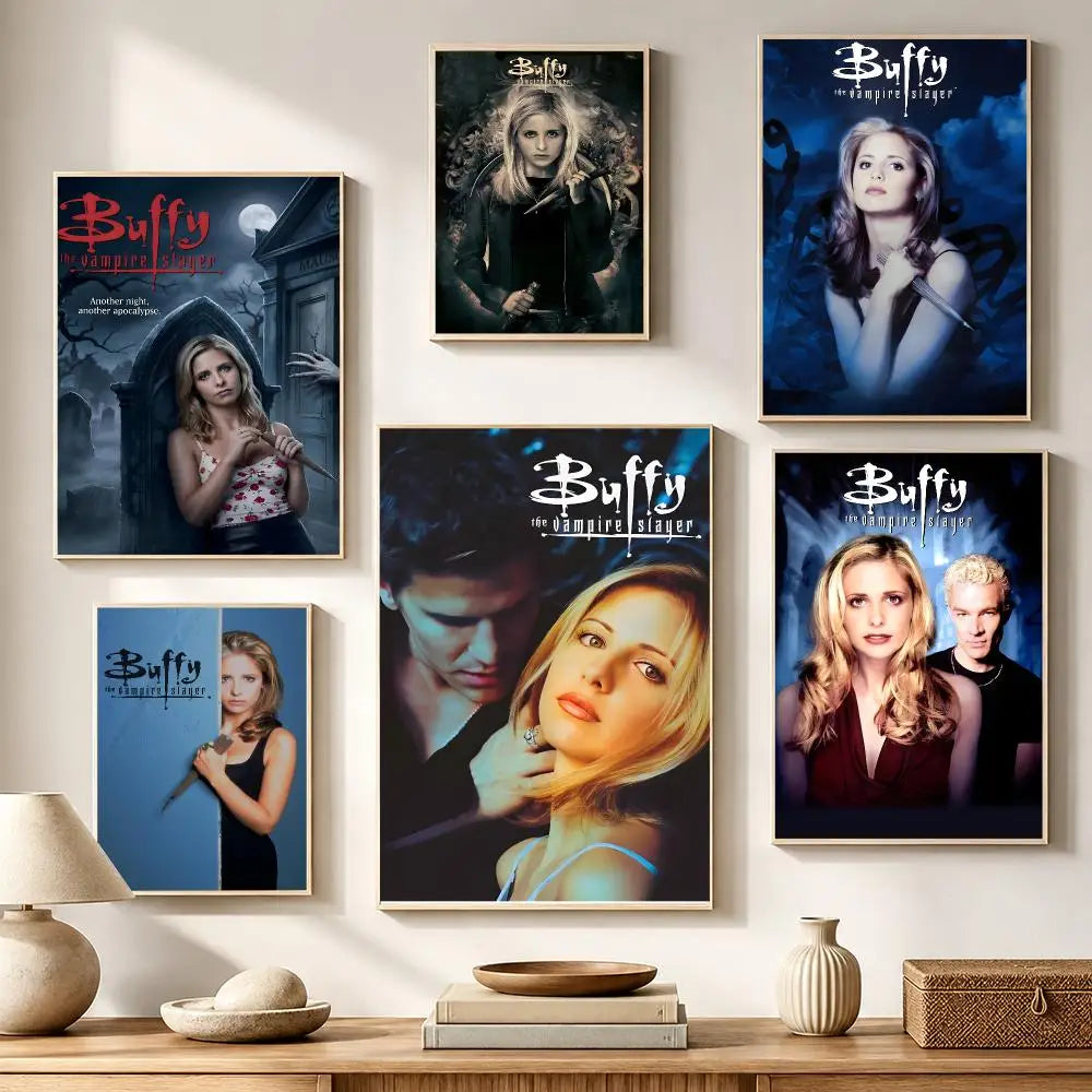 Buffy the Vampire Slayer HD Waterproof PVC Wall Sticker Poster Wall Sticker Poster Axl