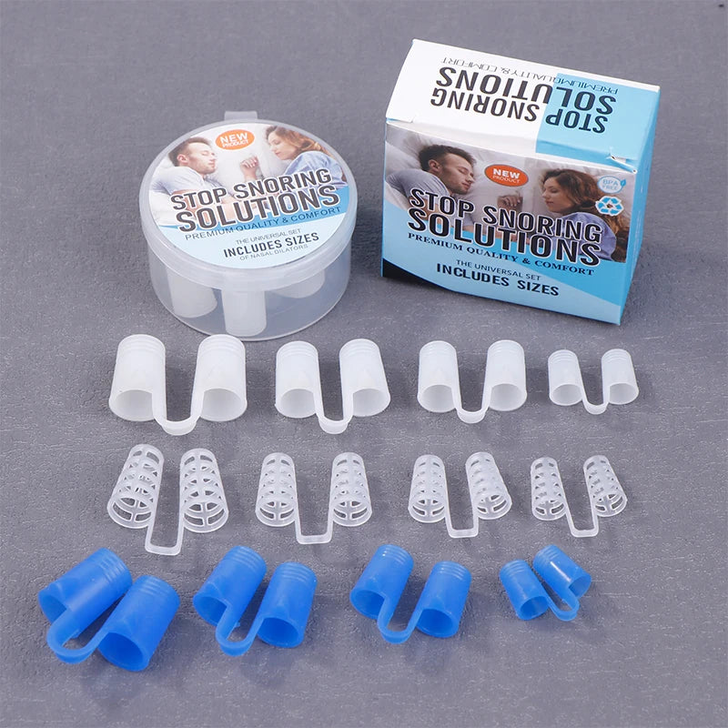 Silicone Nasal Dilators – Anti-Snore Nose Clips 4 or 8 Pcs Nasal Dilator Clips Axl