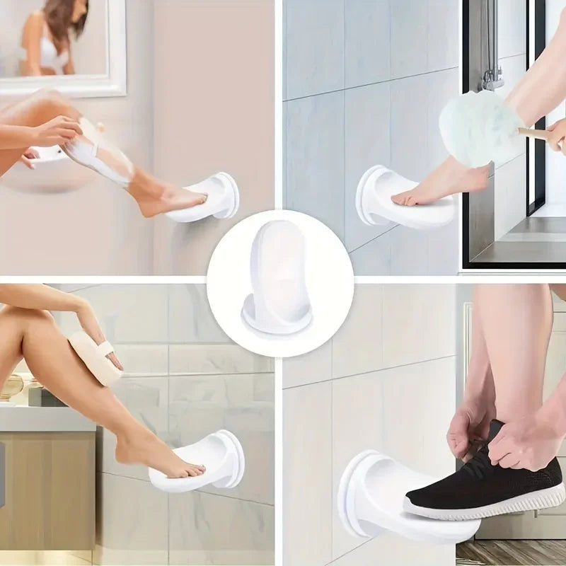 Shower Foot Rest Pedal – Wall Mount Suction Cup Step Shower Foot Rest Axl